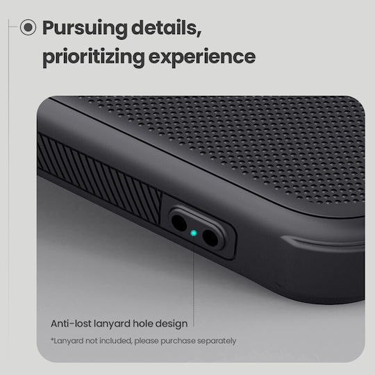 Frosted Umschlag Rückseite Kunststoff Schwarz (Xiaomi 15)