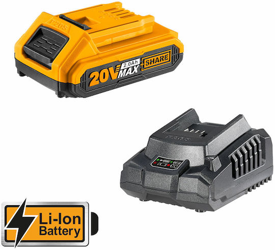 Ingco Hedge Trimmer Battery 20V with Blade 45cm CHTLI20461