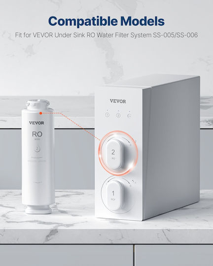 Vevor Reverse Osmosis System Replacement Under Sink Water Filter Ss-006