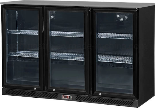 Karamco GN-320H Getränkekühlschrank Rückwandbar 328lt mit Drei Türen Υ89.5xΠ133.5xΒ51cm