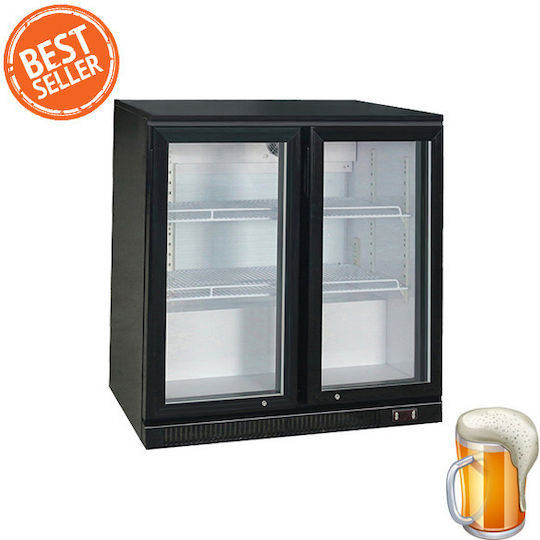 Lappas Ψυγείο Back Bar Μπύρας Subzero 220lt Διπλό Υ83.5xΠ90xΒ50cm