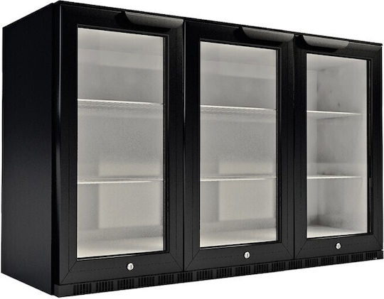 Sanden Intercool Ψυγείο Back Bar 330lt με Τρεις Πόρτες Υ95xΠ140xΒ57cm
