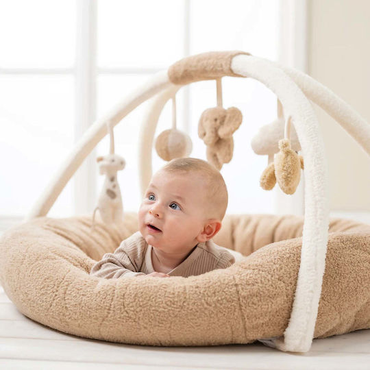Nattou Гимнастически център Кафяв за 0++ месеца