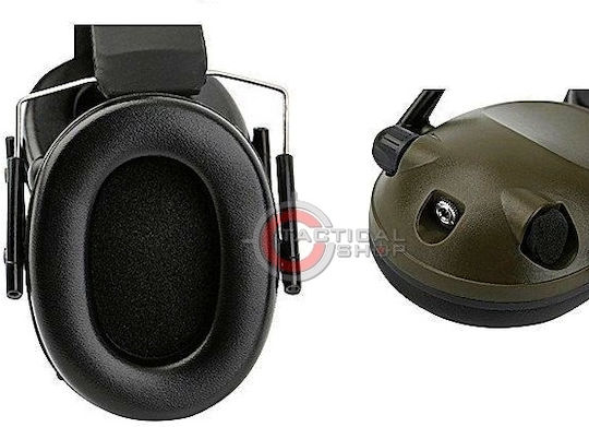 Mil-Tec 16243001 Ηλεκτρονικές Ωτοασπίδες με Στέκα Χακί