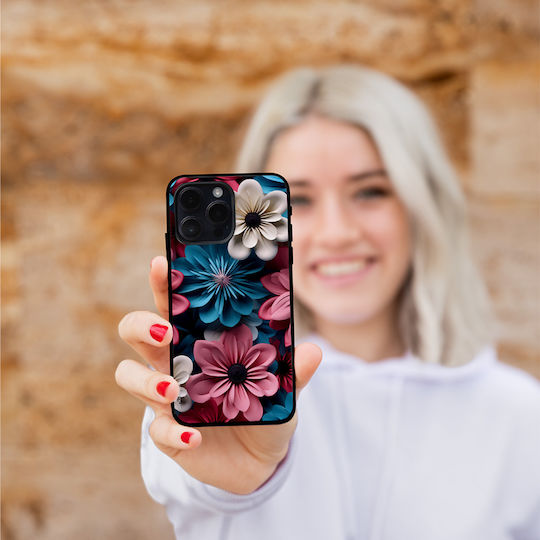 Sonique 3D-Blumenserie Hülle für Samsung Galaxy Z Flip 6 Pink 01