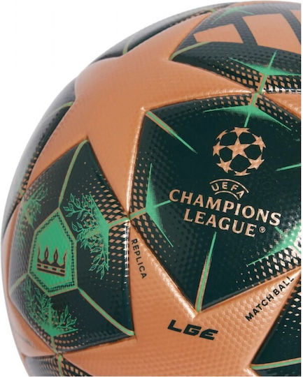 adidas Uefa Μπάλα Ποδοσφαίρου Μαύρη