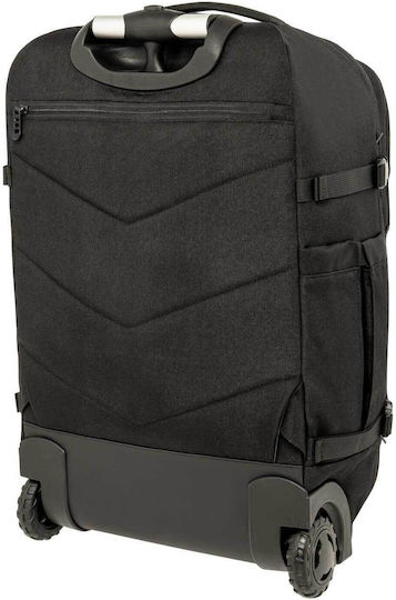 Polo Jet Σακ Βουαγιάζ 50lt Μαύρο με Ρόδες Υφασμάτινο Μ34xΠ45xΥ54εκ.