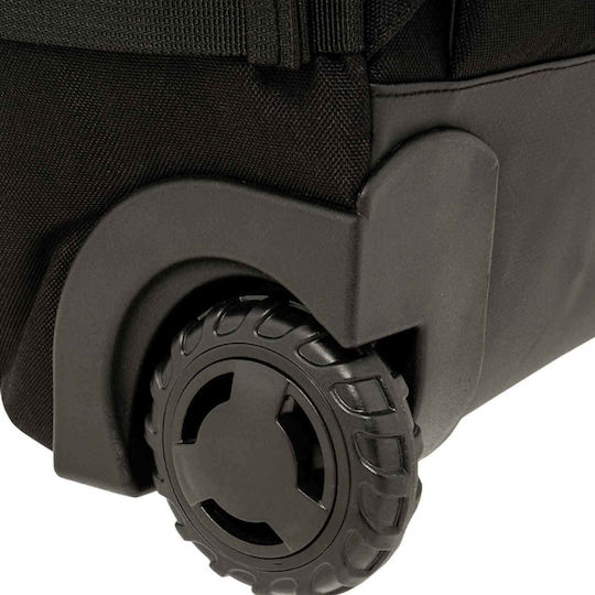 Polo Jet Σακ Βουαγιάζ 50lt Μαύρο με Ρόδες Υφασμάτινο Μ34xΠ45xΥ54εκ.