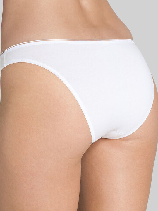 Sloggi Pure Nature Brazil 2Pack White Women's Briefs