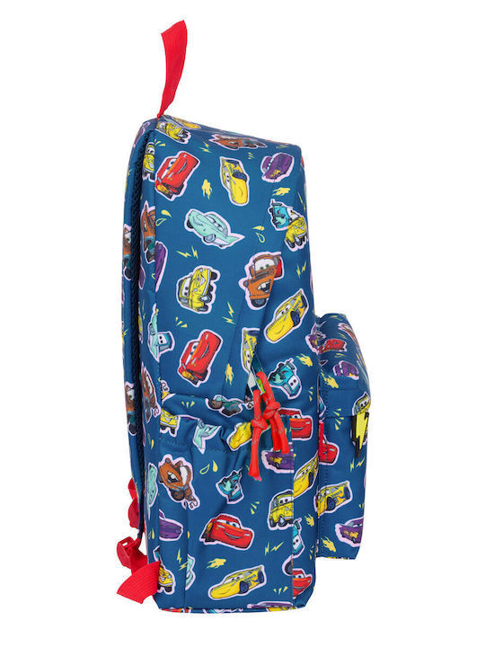 Laptop-Rucksack Autos Rennen Marineblau 31 x 43 x 13 cm