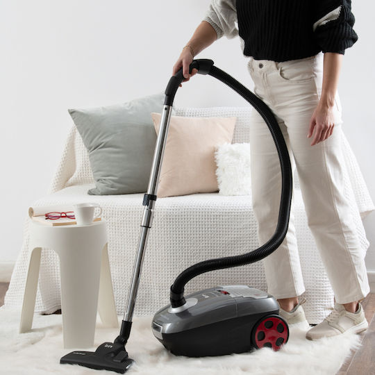 Izzy Dynamic Force K1 Ηλεκτρική Σκούπα 800W με Σακούλα 4lt Γκρι