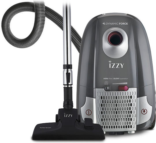 Izzy Dynamic Force K1 Ηλεκτρική Σκούπα 800W με Σακούλα 4lt Γκρι