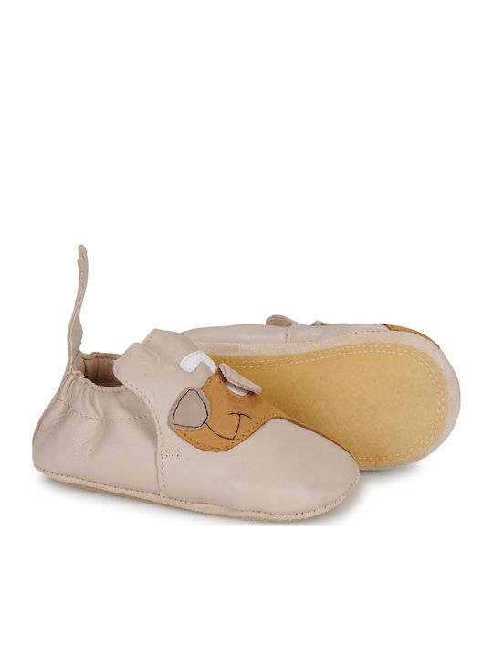 Easy Peasy Baby Hausschuhe Beige My Blu Chien Oeil