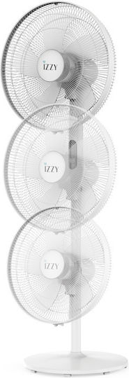 Izzy IZ-9007 Modular Fan 70W Diameter 40cm with Remote Control White