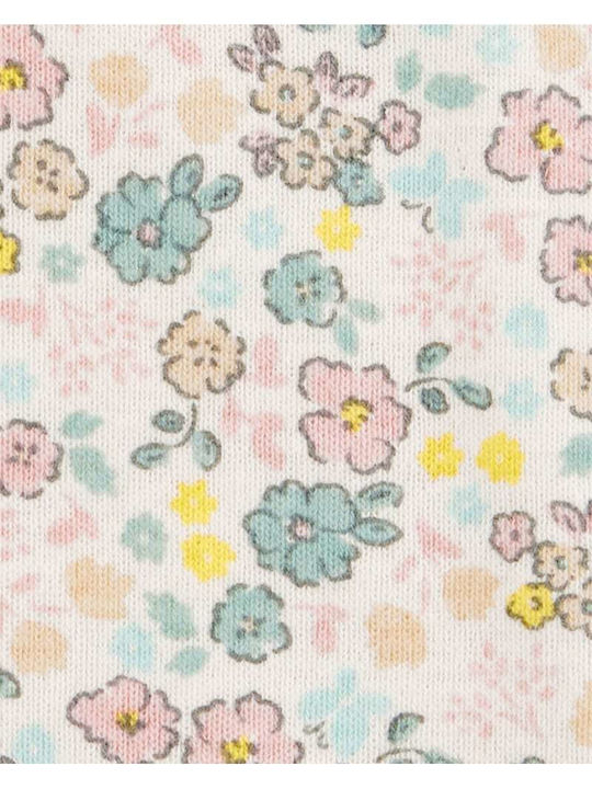 Carter's Къс ръкав Cream - Mint - Yellow