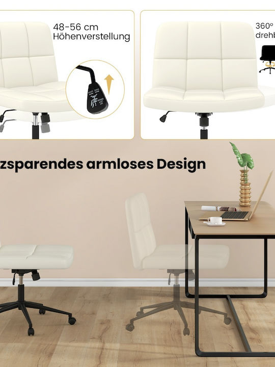 Stuhl Büro Beige Costway