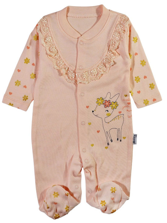 Annora Baby Baby Bodysuit Long-Sleeved Orange