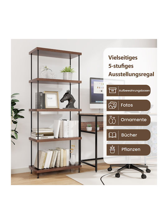 Industrial Bookcase 60x29.5x147cm