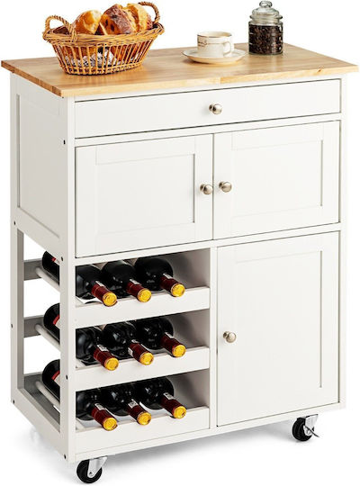 Floor Cabinet White 67x37x87cm
