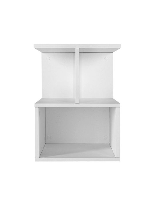 Κομοδίνο Entiero Ξύλινο Λευκό 39.8x35x54.6cm GP042-0270,2