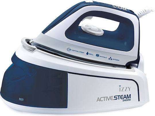 Izzy D188 Active Steam Steam Ironing Station 3.5bar with 1.2lt Container Blue 224105