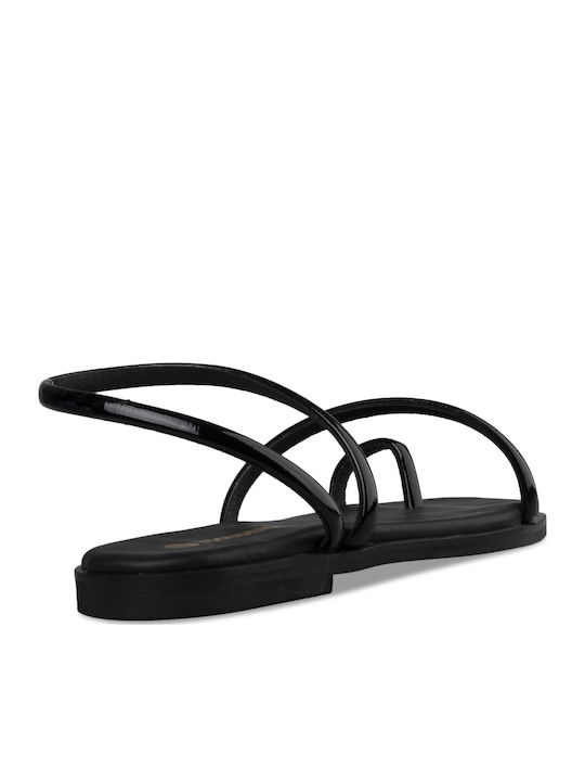 Women's Flat Sandals in Black Color