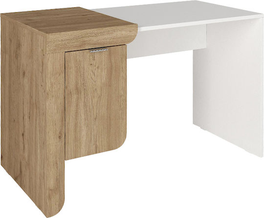 Schreibtisch Dario Holz Sepet Oak - White 120x60x73.2cm