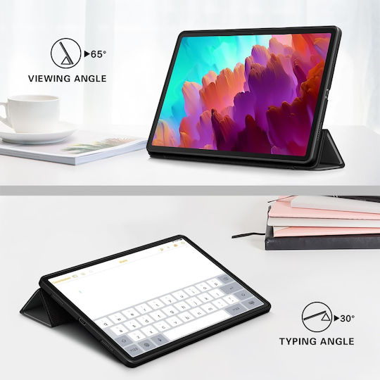 Husă Ultra Slim pentru Lenovo Idea Tab Pro Tab P12 12.7" Silicon TPU Smart Cover Negru
