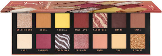 Catrice Cosmetics Pro Desert Romance Παλέτα με Σκιές Ματιών σε Στερεή Μορφή 010 Destination Love 10.6gr