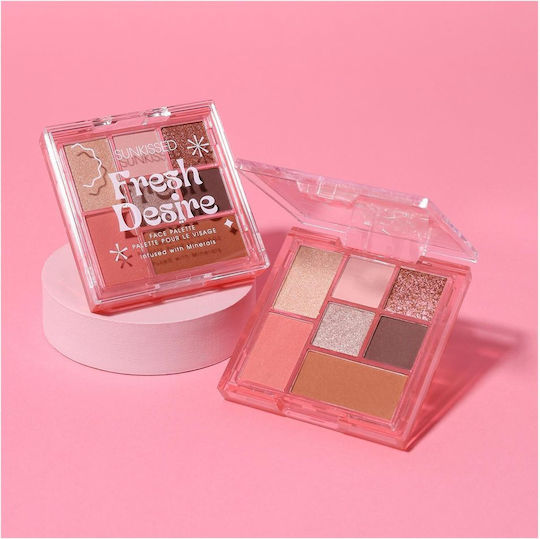 Sunkissed Lidschattenpalette in fester Form Fresh Desire 7.9gr