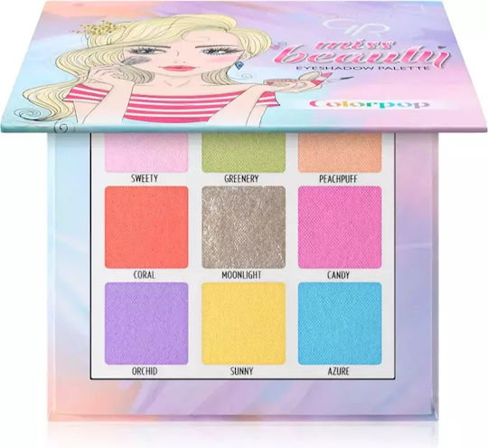 Golden Rose Miss Beauty Colorpop Lidschatten Palette Mit Gepressten Lidschatten In Mehrfarbiger Form 11.7gr