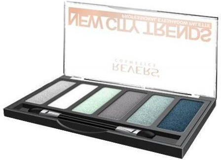 Revers Cosmetics New City Trends Professional Eyeshadow Palette Παλέτα με Σκιές Ματιών Matte σε Στερεή Μορφή 9gr