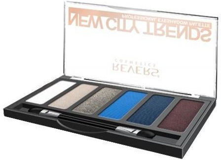 Revers Cosmetics New City Trends Professional Eye Shadows Palette with Pressed Powder Eye Shadows 9g