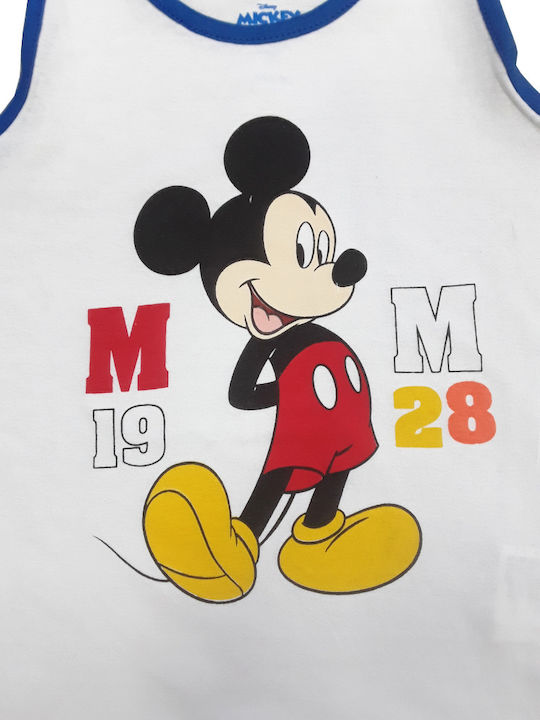 Disney Παιδική Πιτζάμα Καλοκαιρινή Blue Mickey Disney Παιδική Πιτζάμα Καλοκαιρινή Blue Mickey