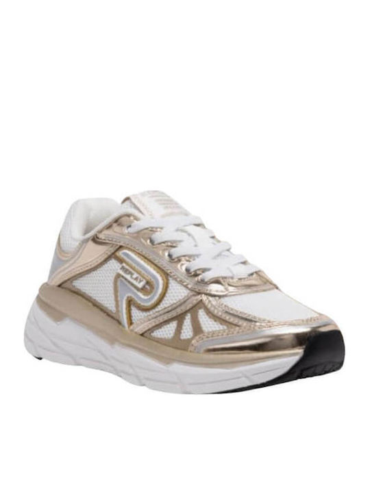 Kids Sneakers Gold