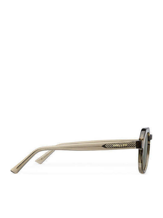 Meller Hasan Unisex Ochelari de soare cu Bej Cadru și Verde Polarized Lentilă HA-GREIGEOLI