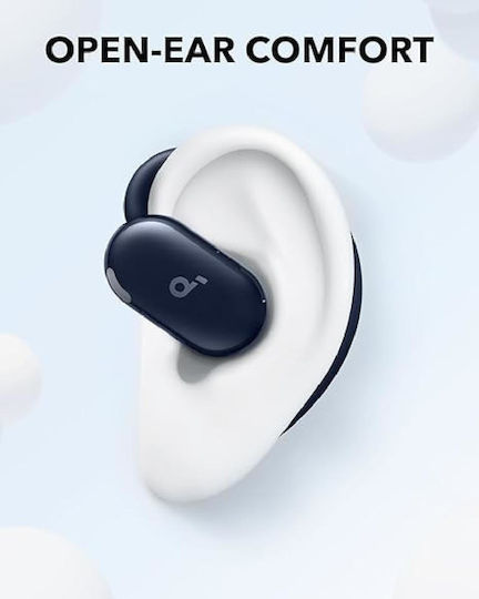Soundcore by Anker V20i Offenes Ohr Bluetooth-Freisprecheinrichtung Kopfhörer mit Schweißresistenz und Ladeetui Blau