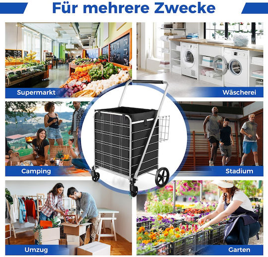 Shopping Trolley Black