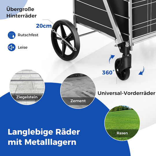 Shopping Trolley Black