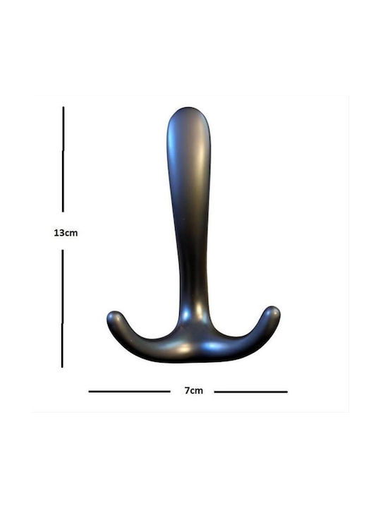 Import Hellas Wandhalterung 4254 Metall 2 Haken Graue