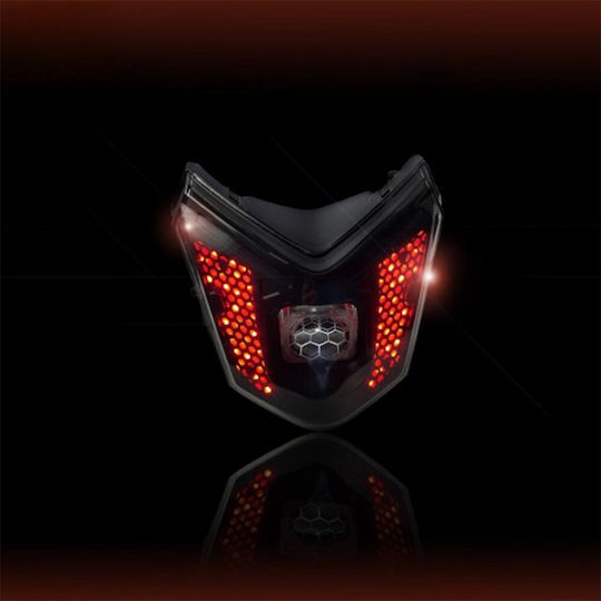 Frontlicht Dynopro Led Venom Pro Weiß Rot Sym Vf 185i