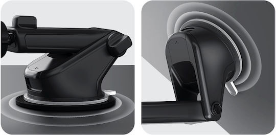 iOttie Auto Sense 2 Βάση Κινητού Αυτοκινήτου με Ρυθμιζόμενα Άγκιστρα και Ασύρματη Φόρτιση Μαύρη