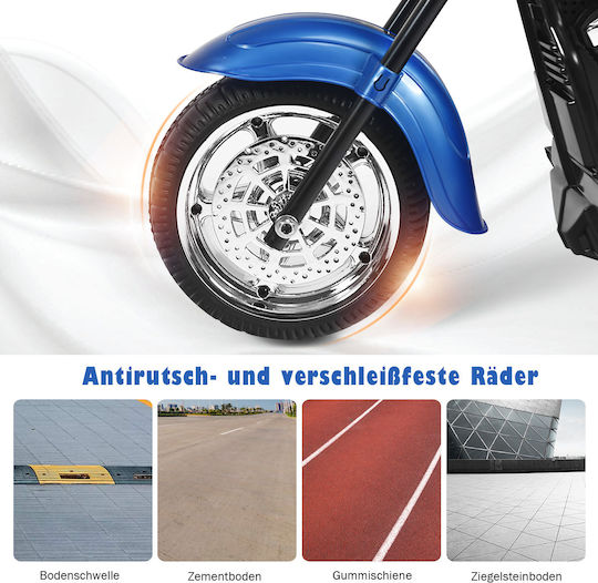 Kids Motorbike Inspired Electric 6 Volt Blue