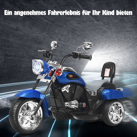 Kids Motorbike Inspired Electric 6 Volt Blue
