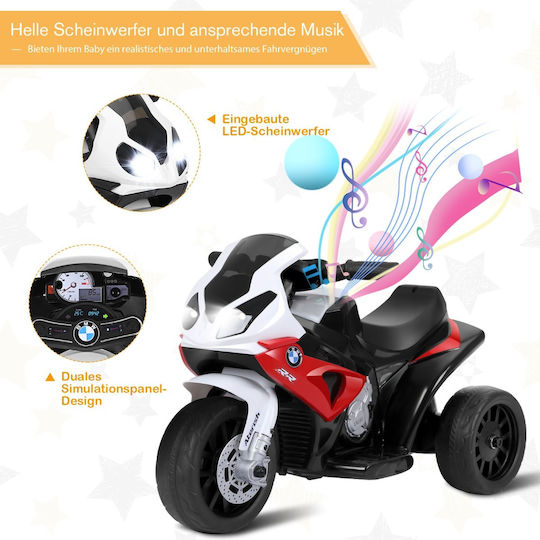 Motocicletă Electrică Roșie Pentru Copii 1.5+ Ani