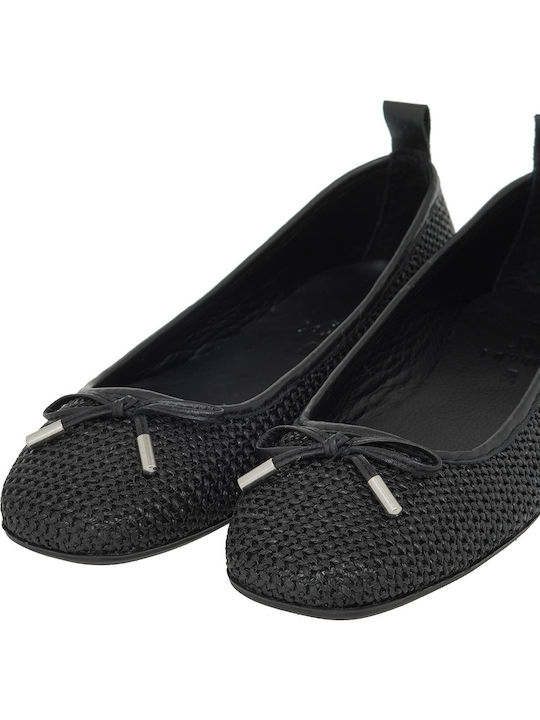 Damen Ballerinas Schwarz