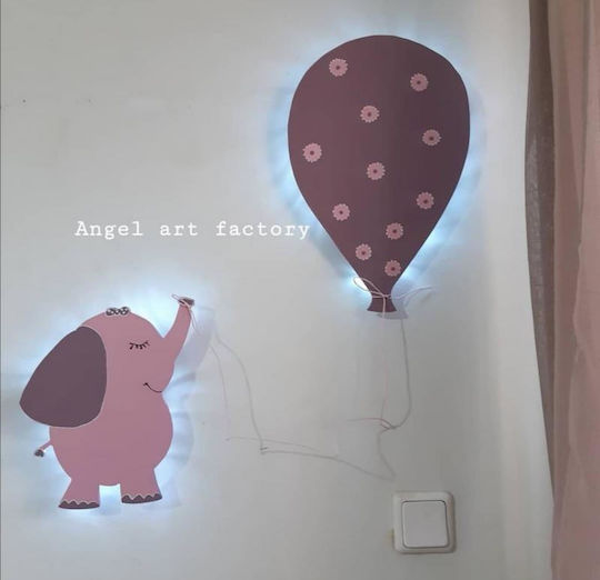 Kids Wall Lights "Elephant Balloon"