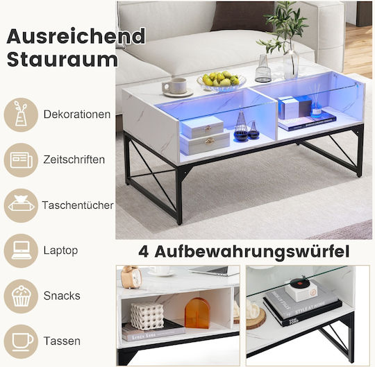 Central Brown Coffee Table