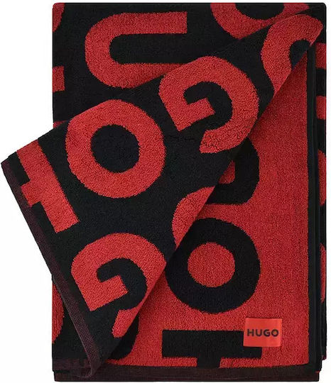 Hugo Monogram Cotton Black 160x80cm