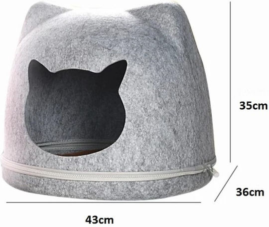 Σπιτάκι Γάτες Γκρι Nobleza Nobleza